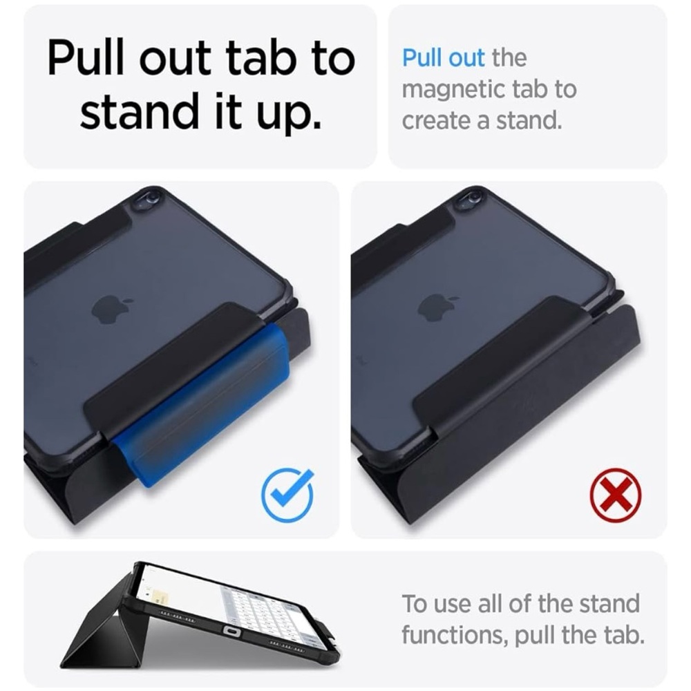 Spigen Ultra Hybrid Pro Case for iPad Air - Blue - Picture 3 of 10